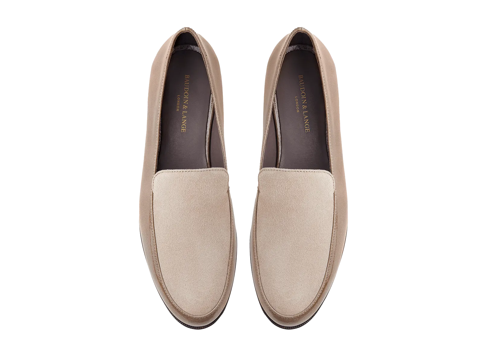 Ada Loafers in Marmotte Patent and Glove Suede
