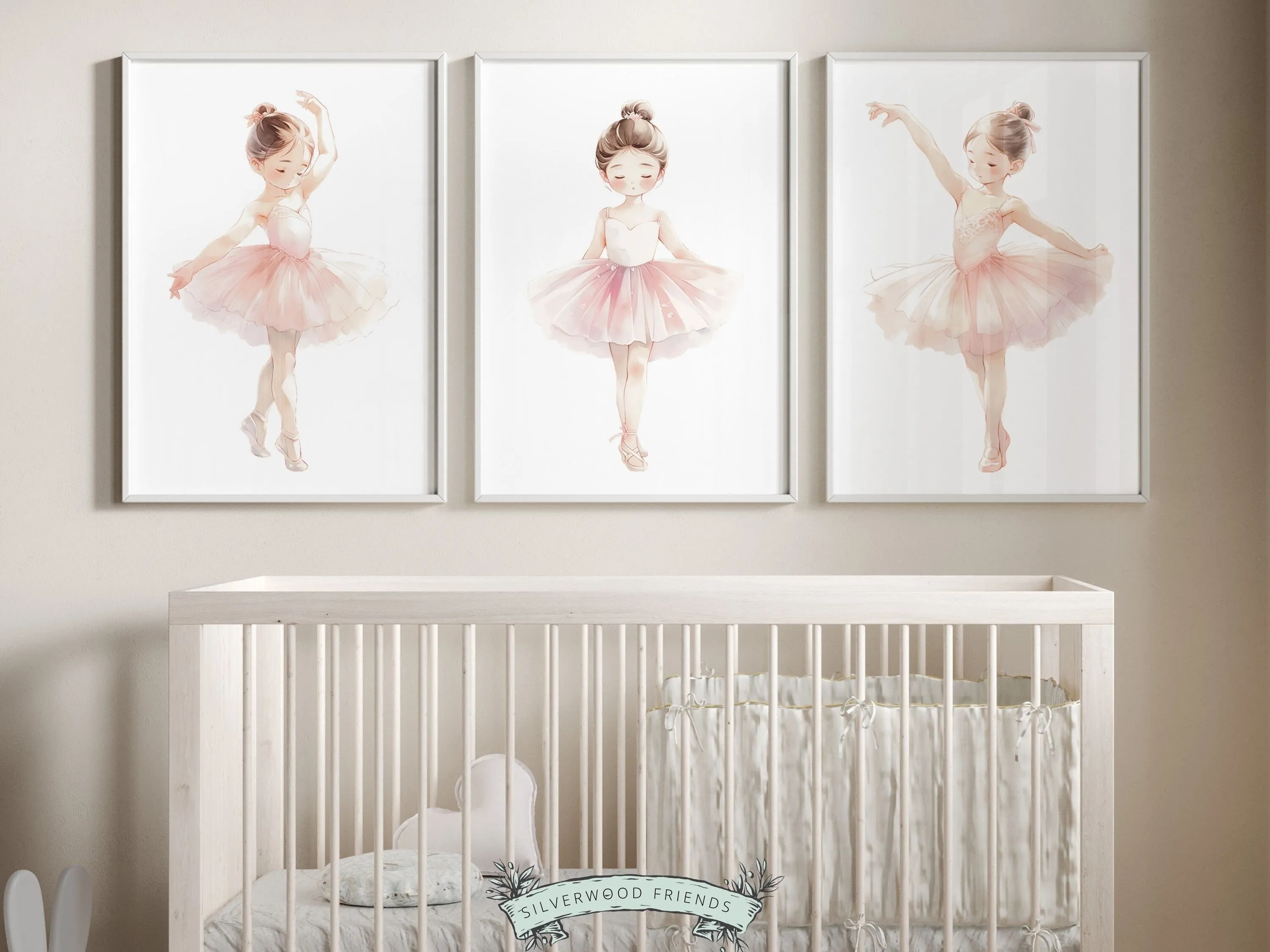 Ballet Dancer Nursery Prints - Set 2