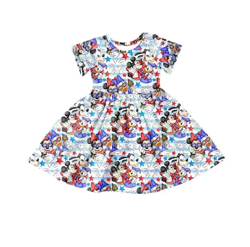 Cartoon short sleeve Dresses-preorder