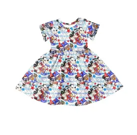 Cartoon short sleeve Dresses-preorder