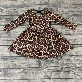 Leopard Girls Beautiful Dresses