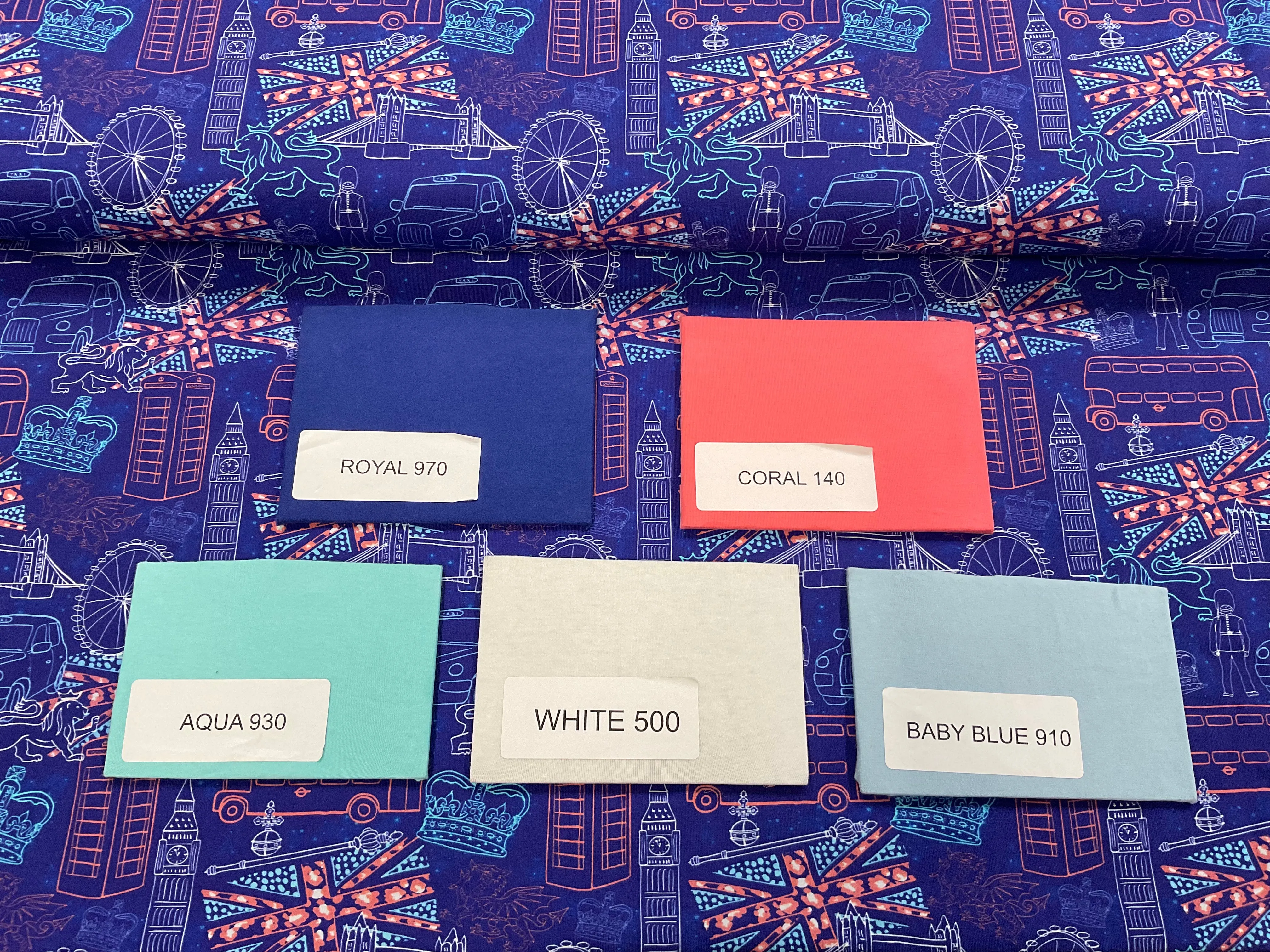 London Doodles Cotton Jersey