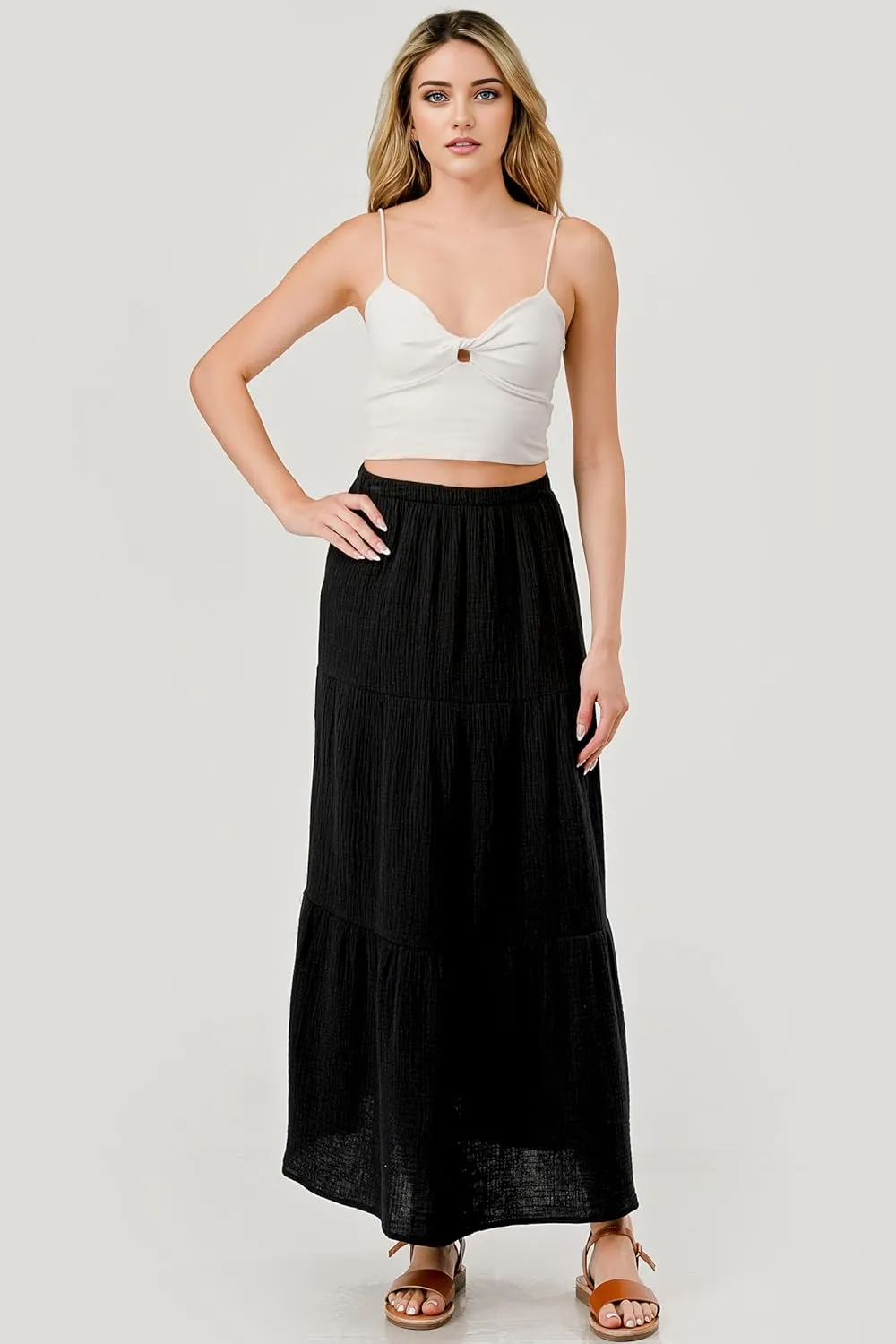 ShoSho Womens Pleated Mini Skirts with Under Shorts A-Line Skorts