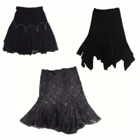 Y2K Fairy Grunge Skirts  (f-593)