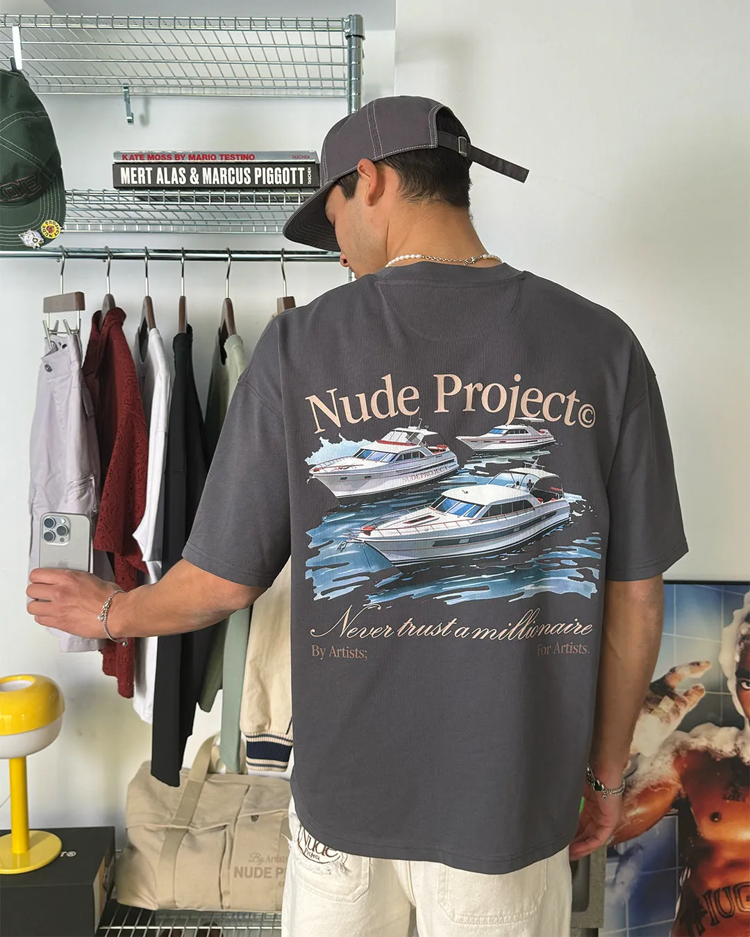 YATCH CLUB TEE ASH